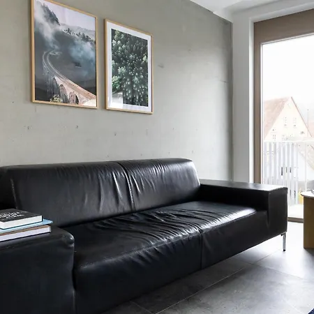 Design-Apartment 2025 Mit Balkon Und City View 250M Zum Marktplatz Kfw55 * Schwaebisch Hall